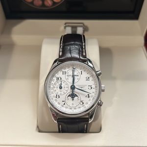 Longines master collection moon phase chronograph